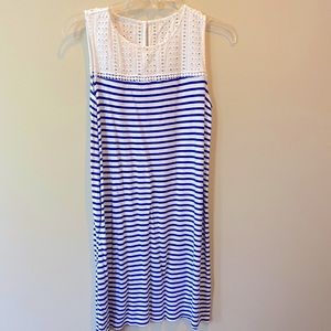 Market and Spruce Stitch Fix white and blue dress